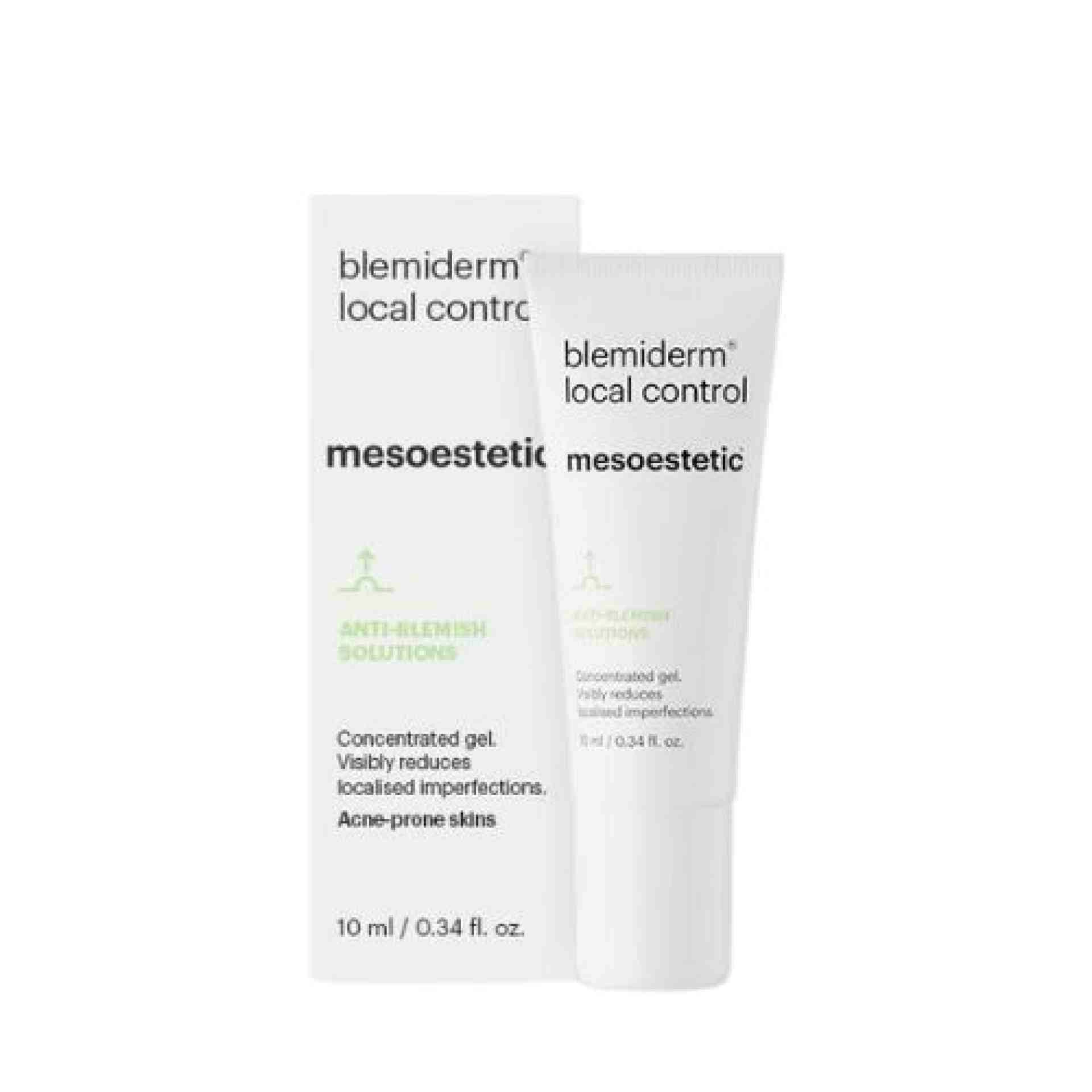 Blemiderm local control | Gel para imperfecciones puntuales 10ml - Anti-blemish solution - mesoestetic ®