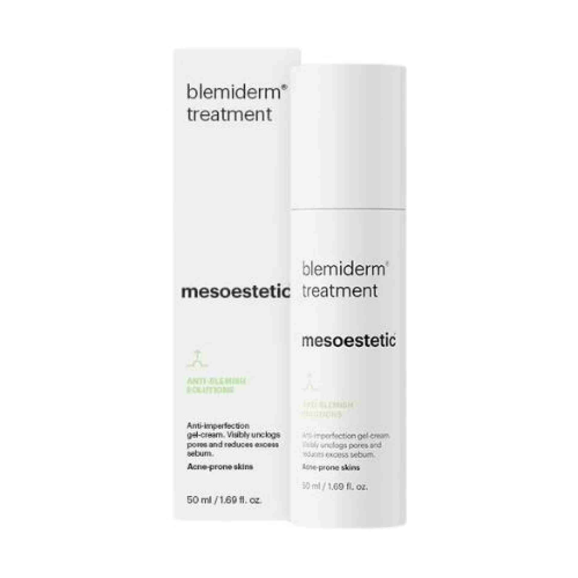 Blemiderm Treatment | Gel crema de noche para imperfecciones 50ml - Anti-blemish solution - mesoestetic ®