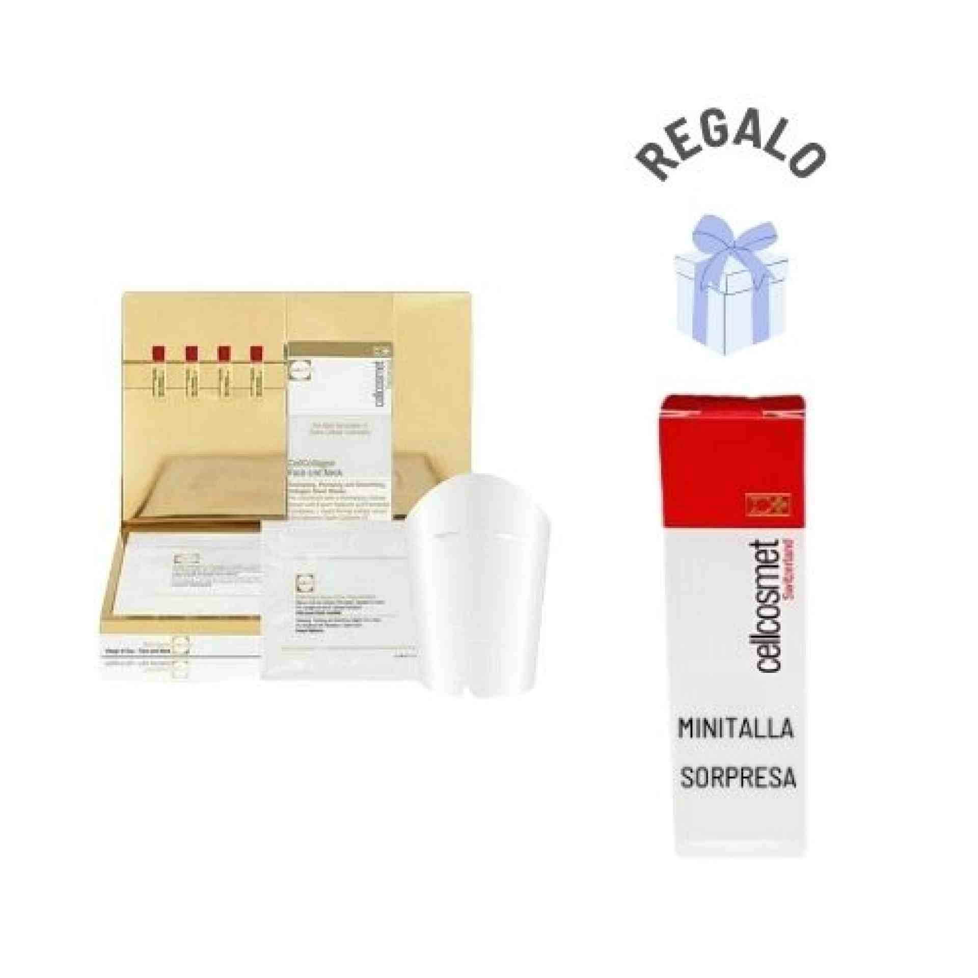 Cellcollagen Face and Neck 4 + 4x1,5ml | Mascarilla Revitalizante rostro y cuello - Cellcosmet ®