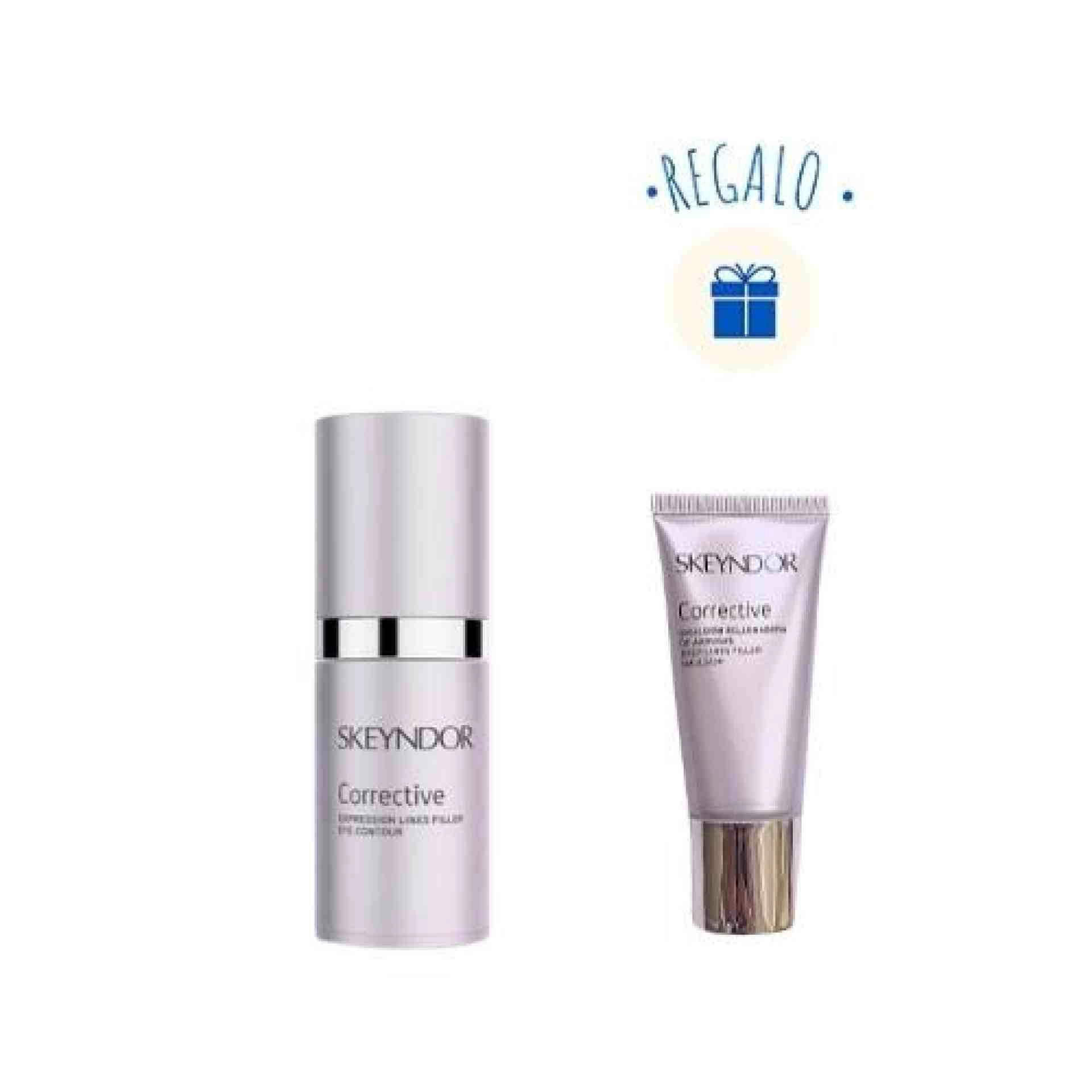 Contorno de Ojos Rellenador de Arrugas + Minitalla Crema o Emulsión 20ml | Antiarrugas 15ml - Corrective - Skyendor ®