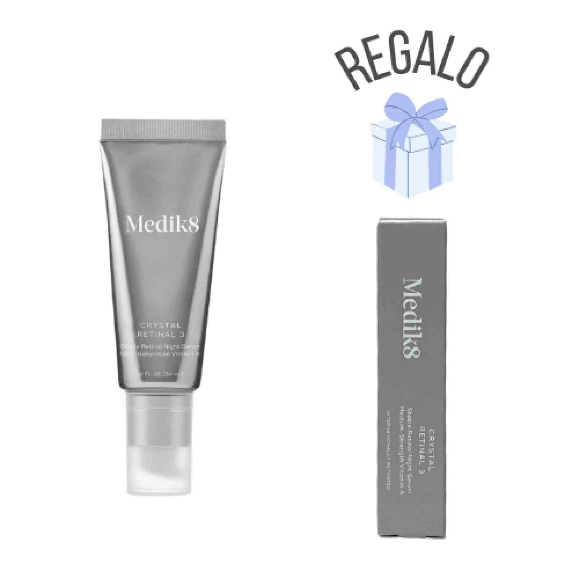 Crystal Retinal - Serum de noche - 1, 3, 6, 10, 20, 24 - 30 ml - Vitamina A - Medik8 ®