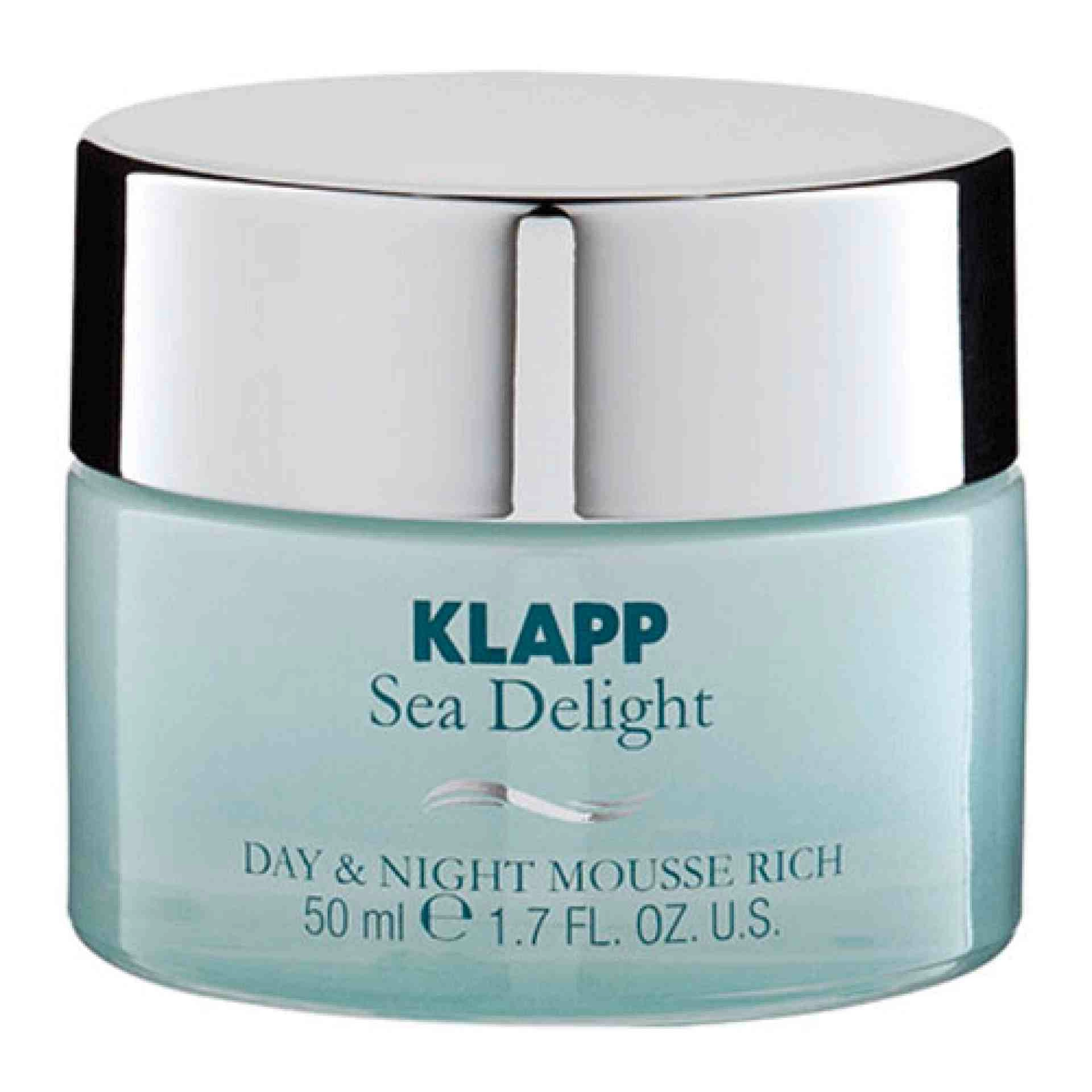 Day & Night Mousse Rich | Crema Revitalizante Día y Noche 50ml - Sea Delight - Klapp ®