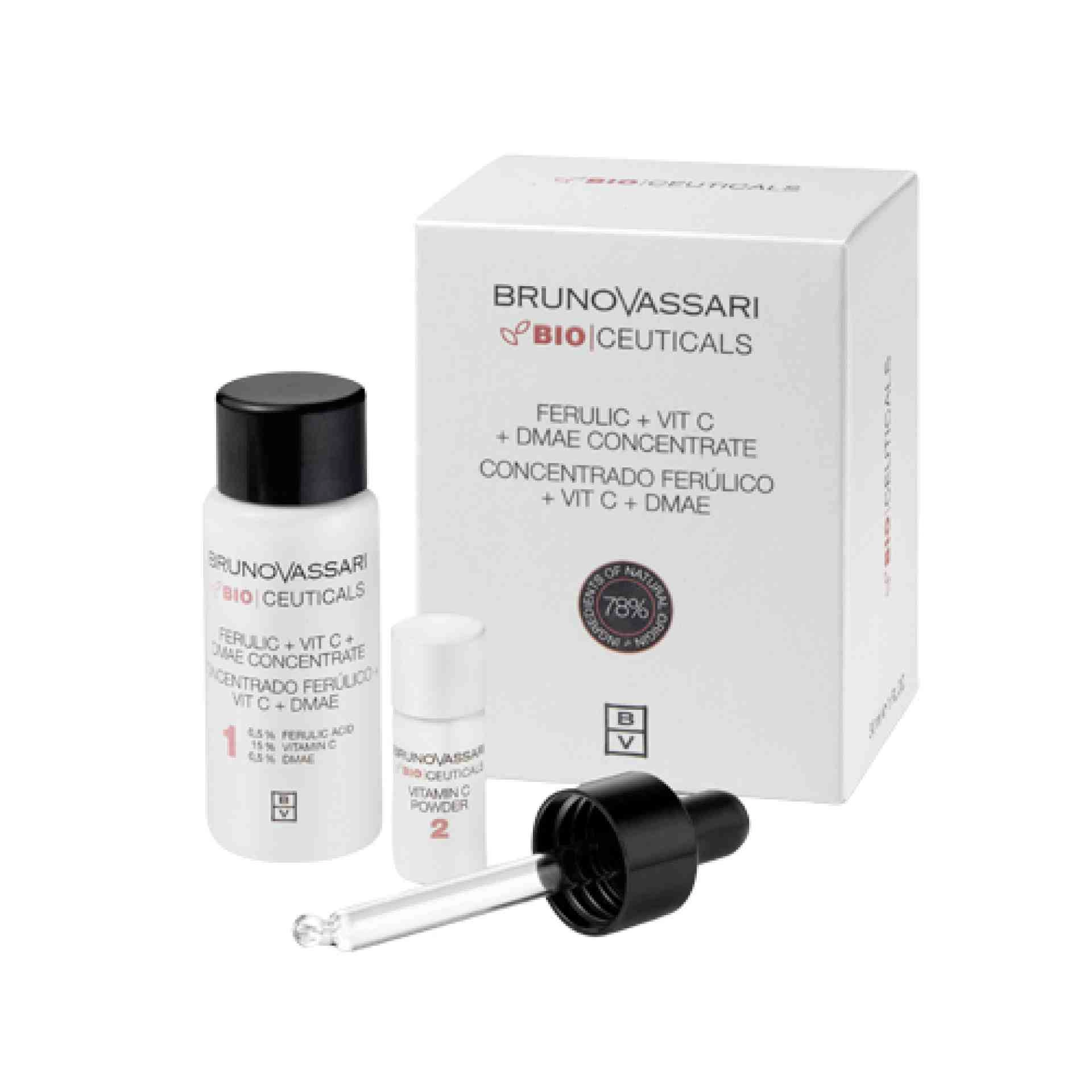 Ferulic + Vit C + DMAE Concentrate | Serum antioxidante y reafirmante 30ml -  Bioceuticals - Bruno Vassari ®