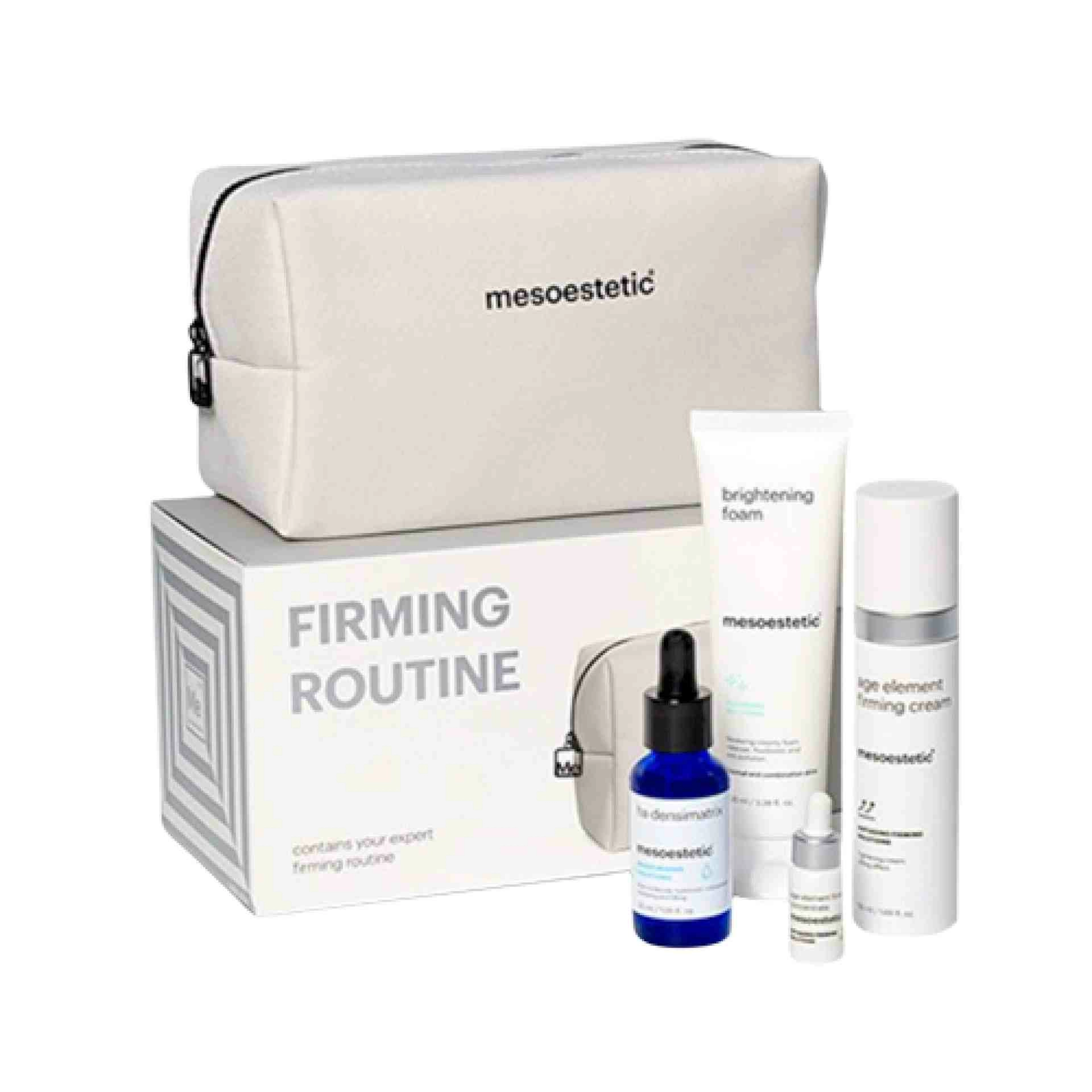 Firming Routine | Brightening Foam 100ml + HA Densimatrix 30ml +Age Element Firming Cream 50ml + Age Element Firming Concentrate 5ml - mesoestetic ®