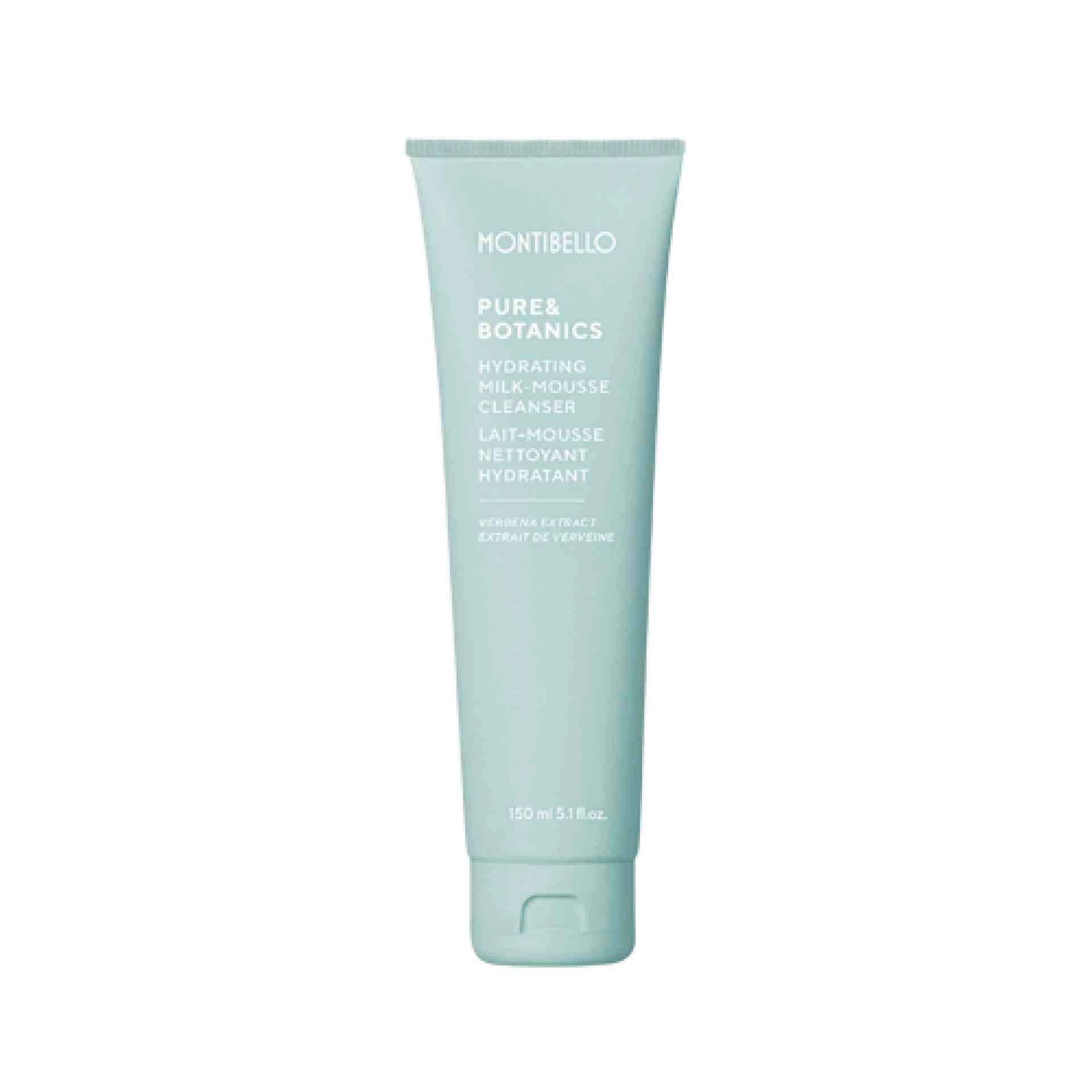 Hydrating Milk-Mousse Cleanser | Leche facial en espuma - 150 ml - Pure & Botanics - Montibello ®