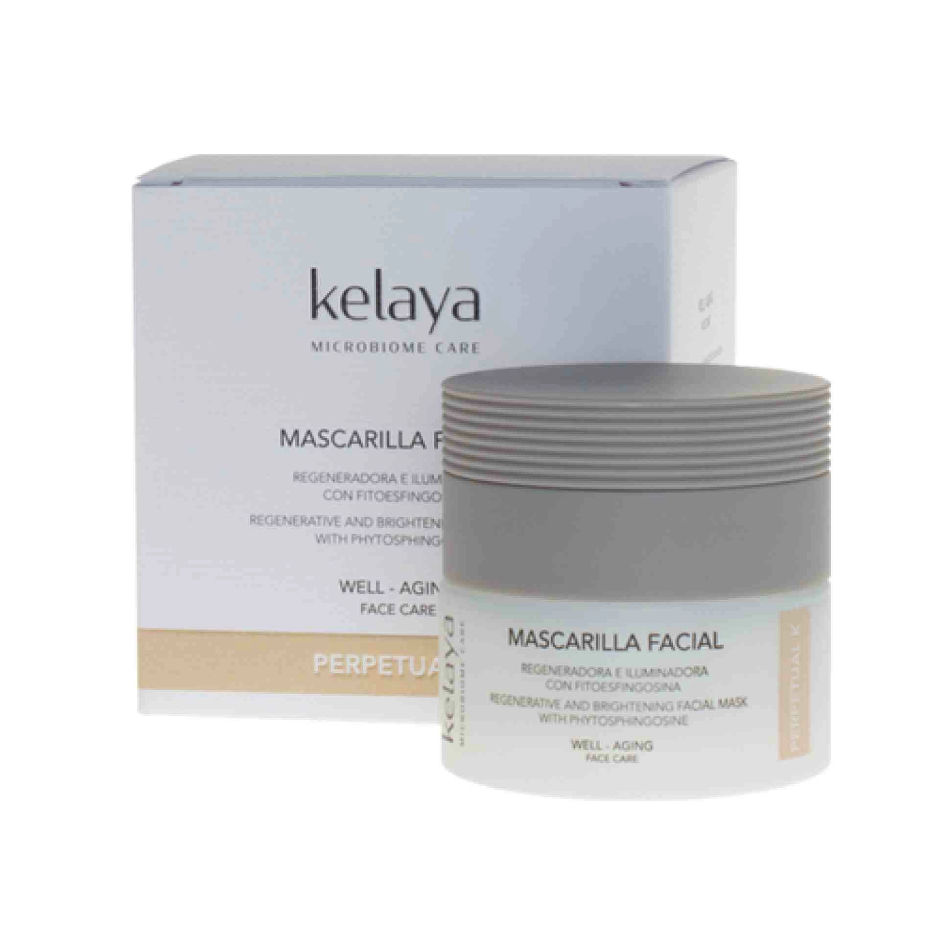 MASCARILLA FACIAL Regeneradora e iluminadora con fitoesfingosina 50ml - Perpetual K - Kelaya ®