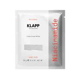 Niacinamide Sheet Mask | Mascarilla con niacinamida y colágeno 1 unidad - Triple Action Refine - Klapp ®