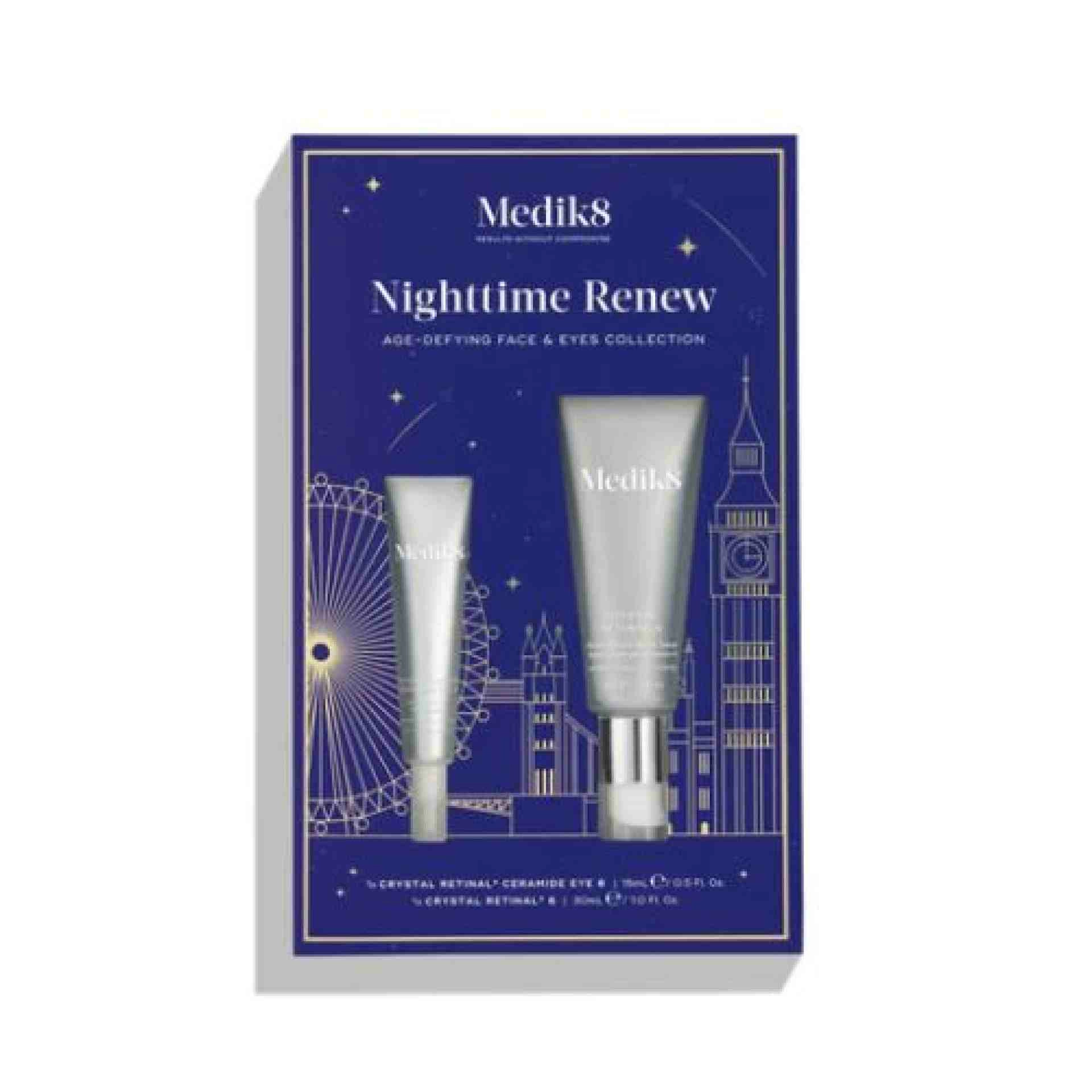 Nighttime Renew | Pack Navidad Dúo Antiedad Ojos y Rostro - Medik8 ®