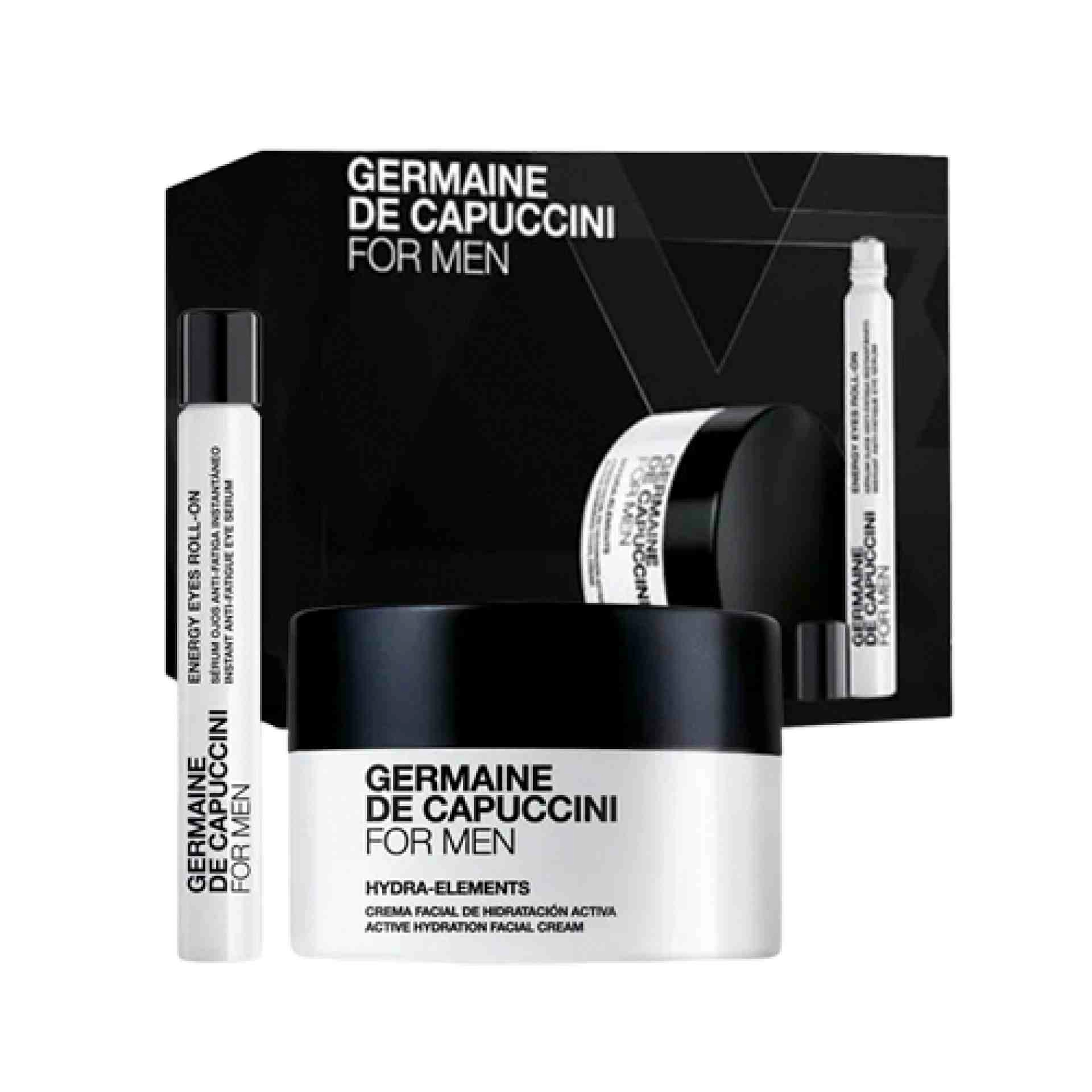 Pack Hidratante para Hombre | Hydra-Elements 50ml + Serum Ojos 10ml - For Men - Germaine de Capuccini ®