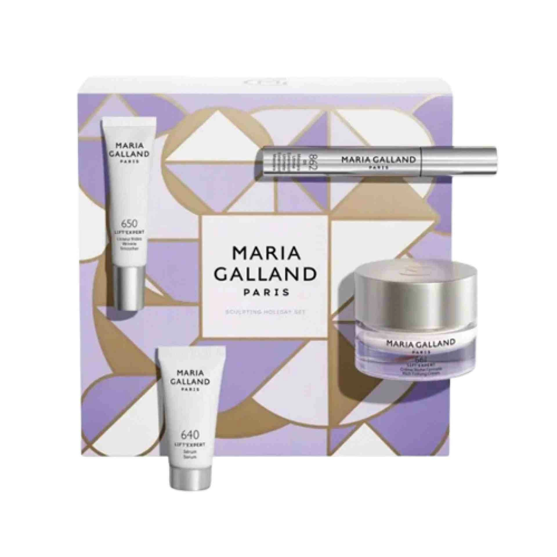 Pack Lift'Expert Navidad 2024 | Crema + Serum + Contorno de ojos + Máscara de pestañas - Maria Galland ®