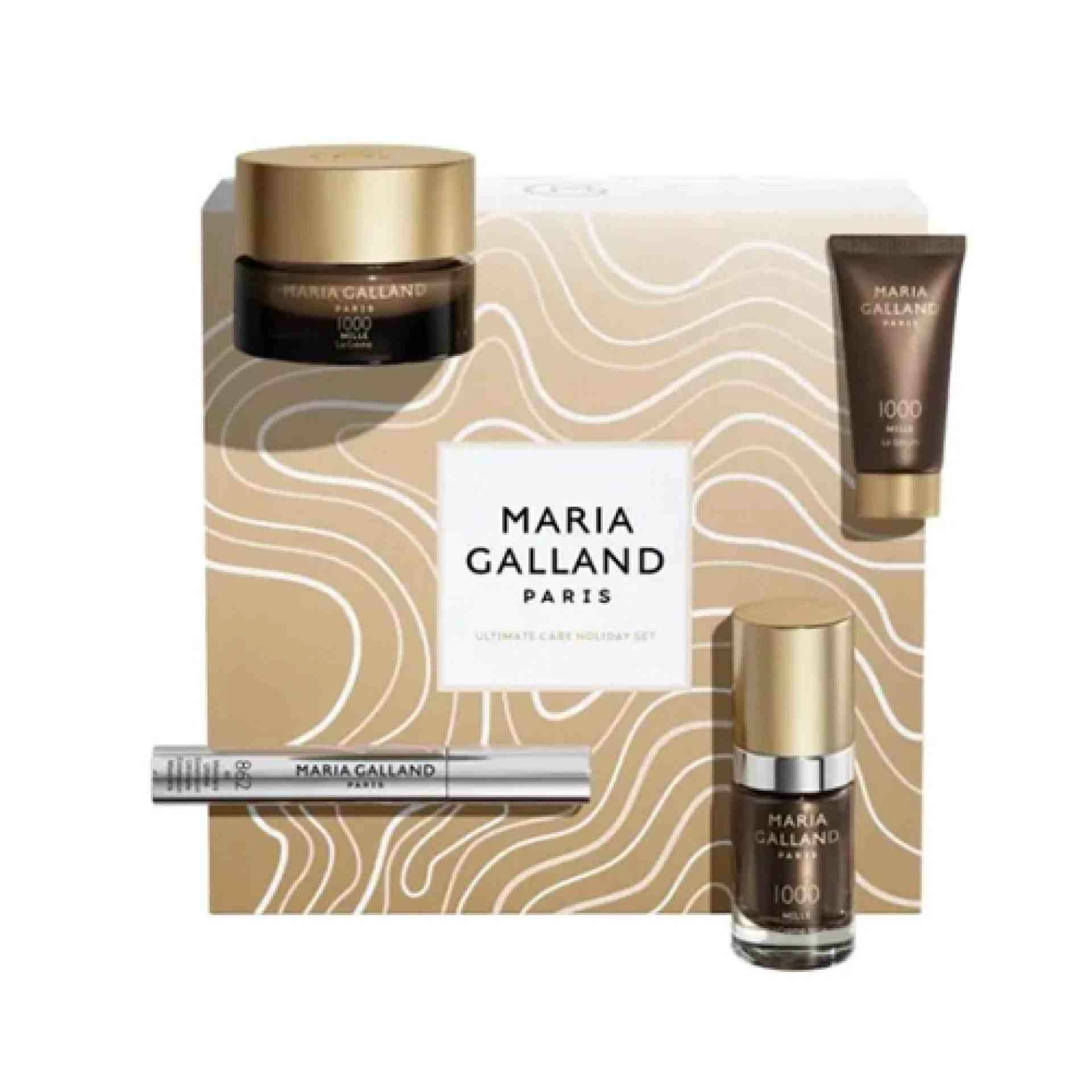 Pack Mille Navidad 2024 | Crema + Serum + Contorno de ojos + Máscara de pestañas - Maria Galland ®