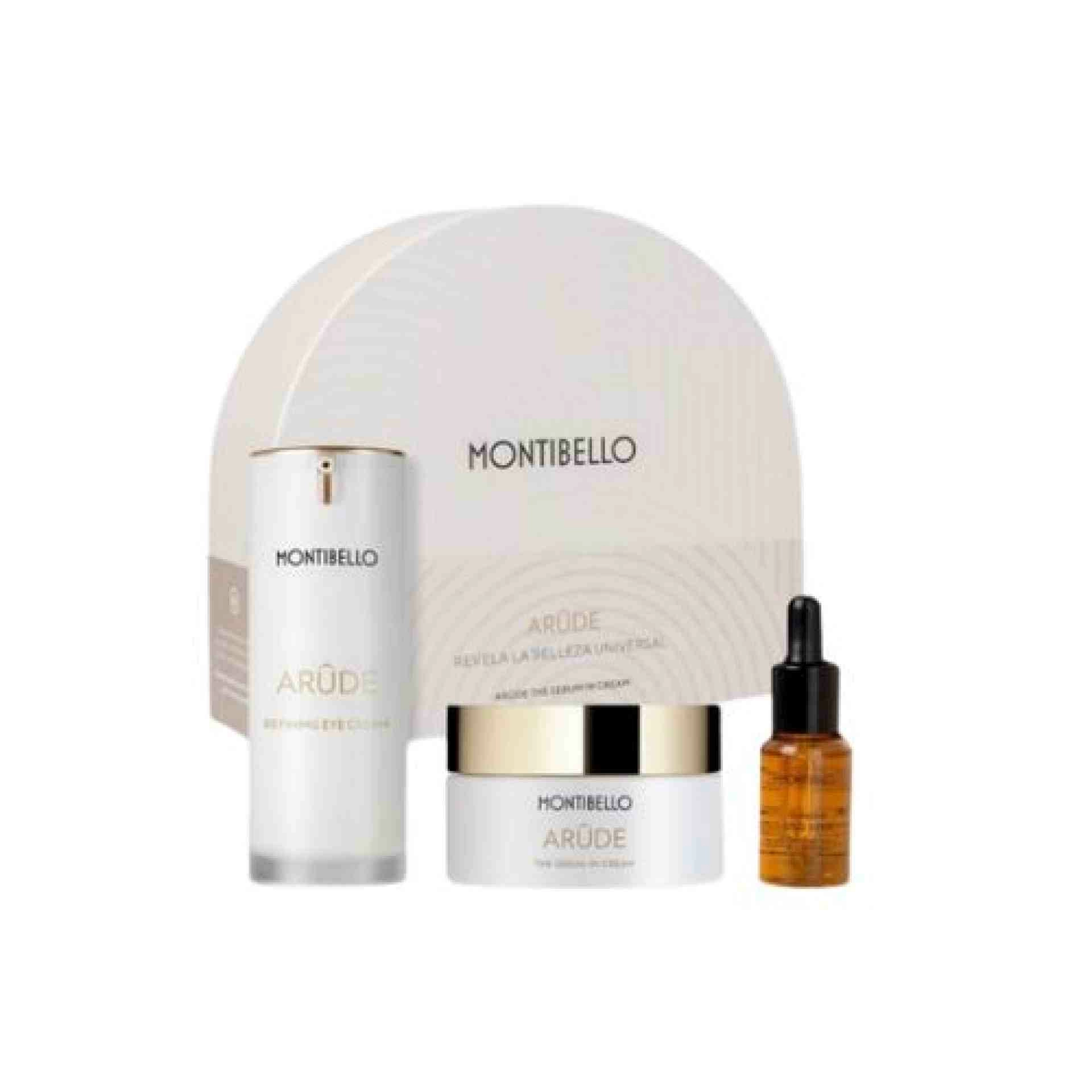 Pack Navidad Arude The Serum in Cream | Crema 50 ml + Contorno de Ojos 15 ml + Concentrado 30 ml - Arude - Montibello ®