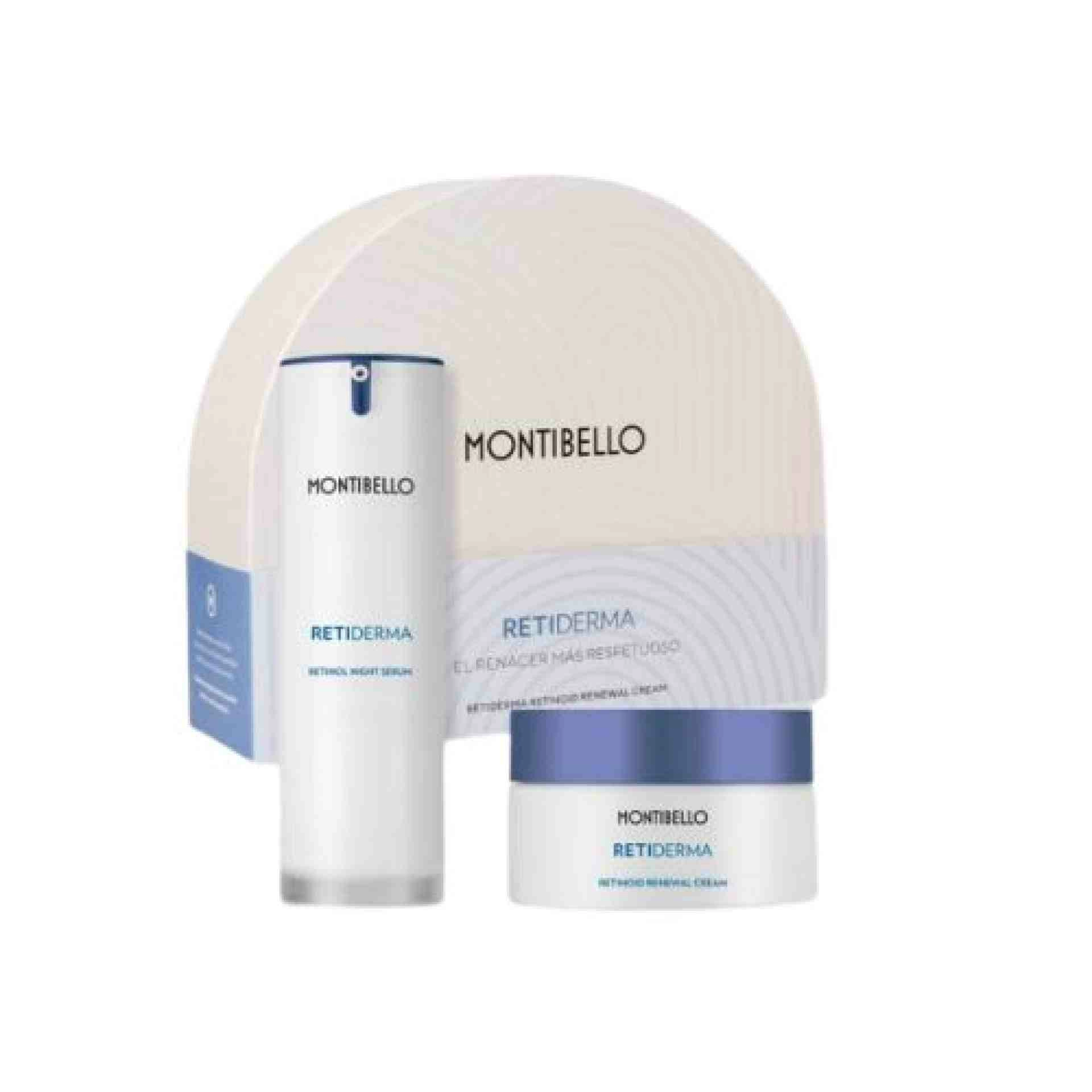 Pack Navidad Retiderma | Crema Renovadora 50 ml + Sérum Renovador de Noche 30 ml - Retiderma - Montibello ®