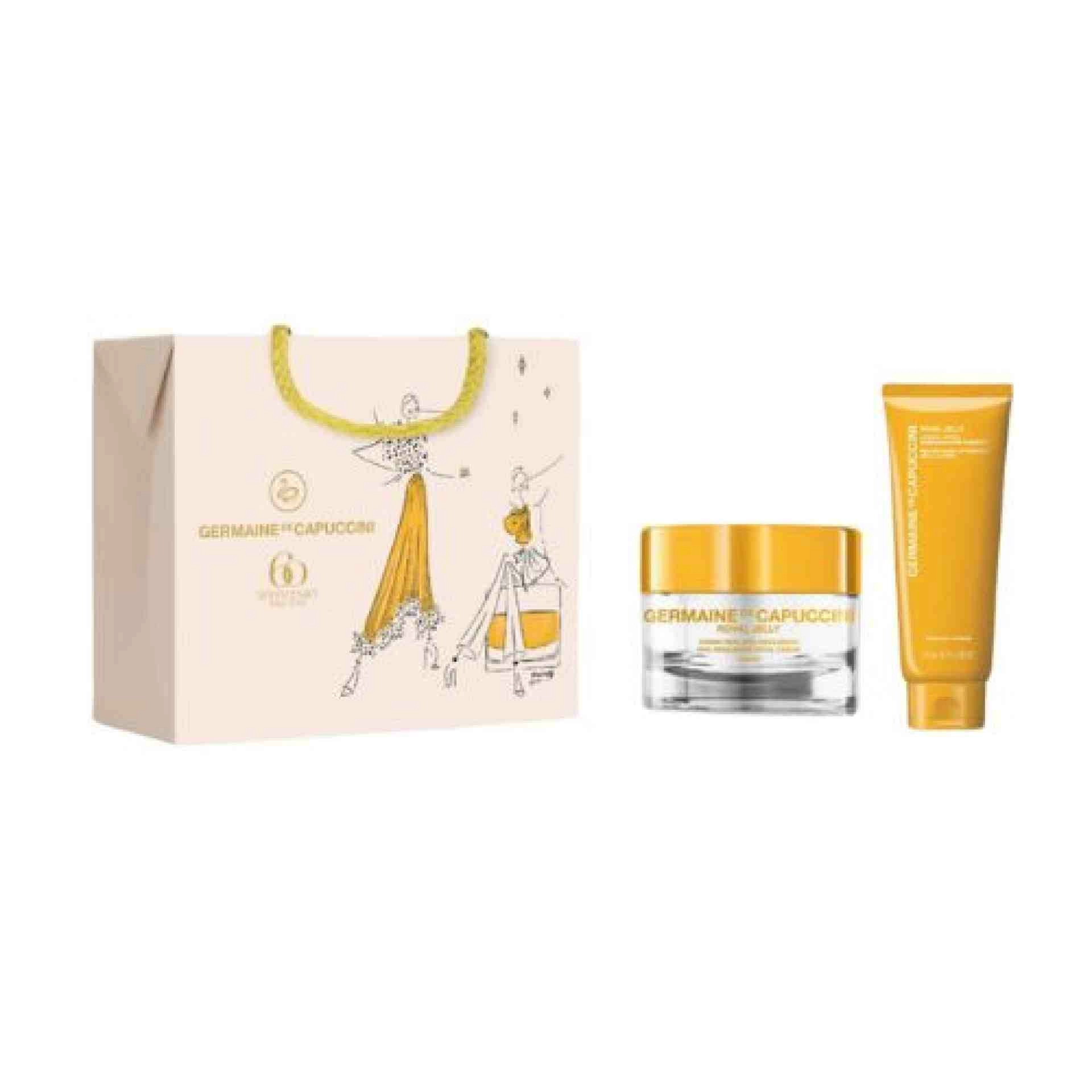 Pack Resiliencia | Limpiador 125 ml + Crema 50 ml - Colección Moments - Royal Jelly - Germaine de Capuccini ®