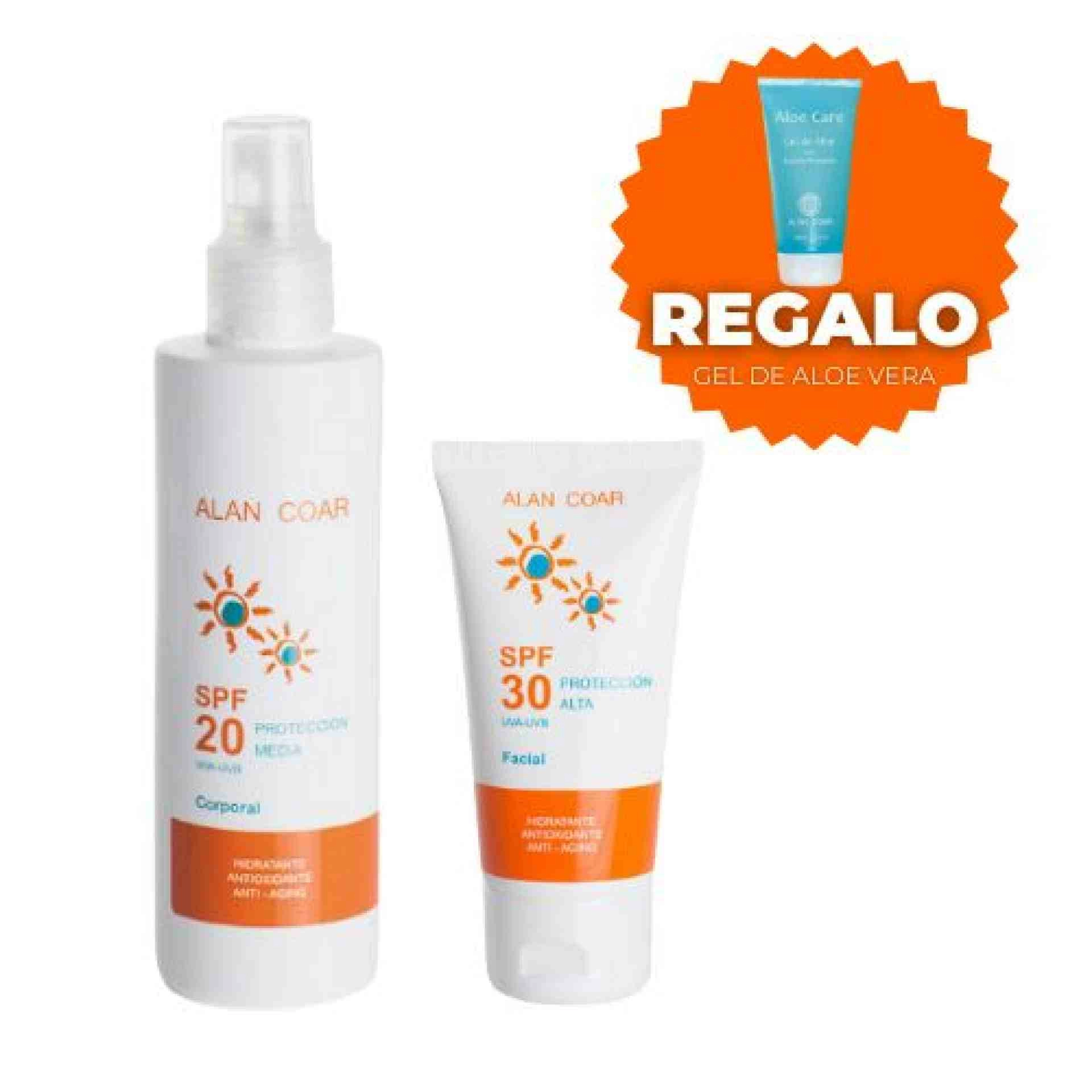 Pack Solar Facial + Corporal SPF 20 - Alan Coar ®