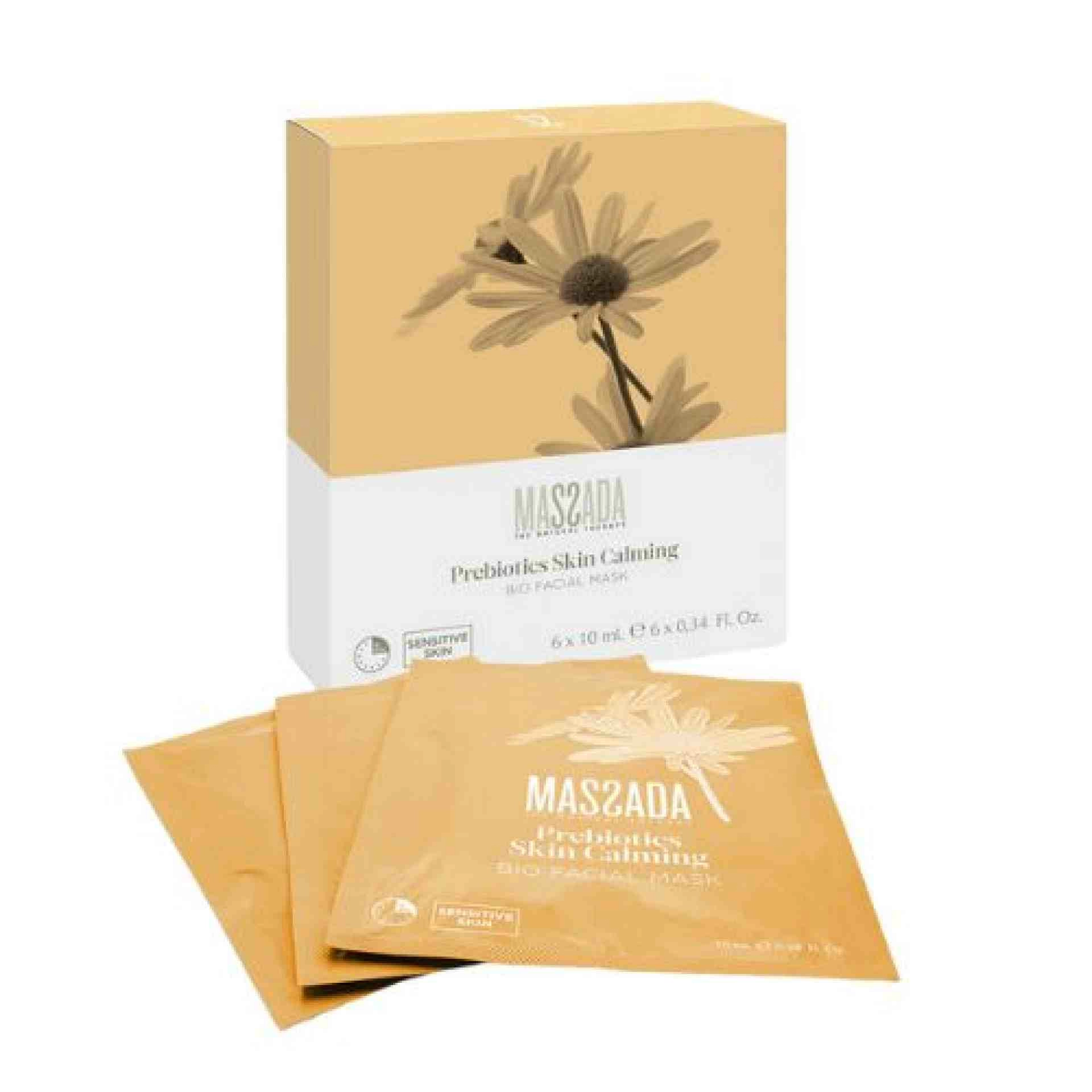 Prebiotic Skin Calming  6 uds | Mascarillas Calmantes con Prebióticos - Pieles Sensibles - Massada ®