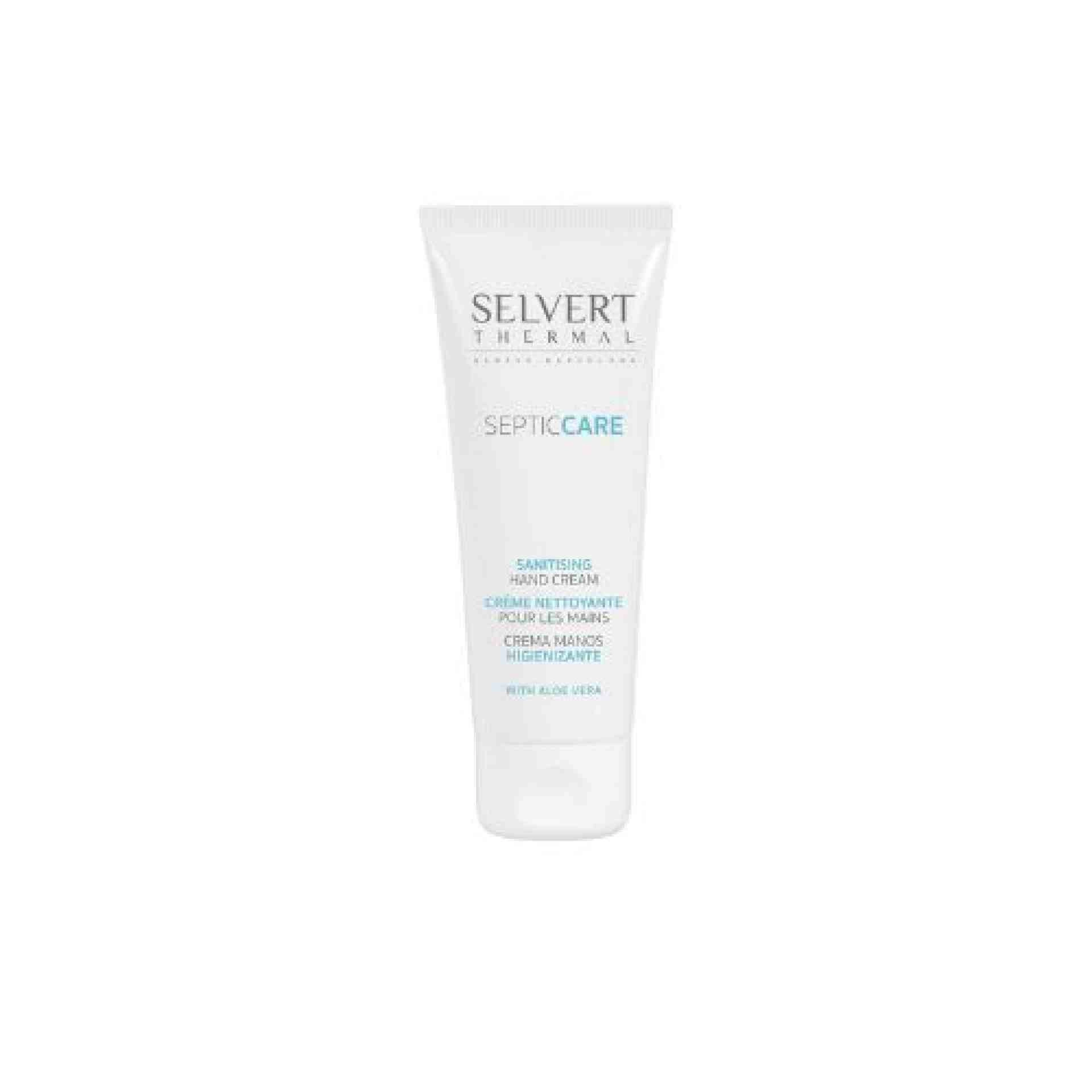 Sanitising Hand Cream 75 ml | Crema de manos higienizante - Selvert Thermal ®