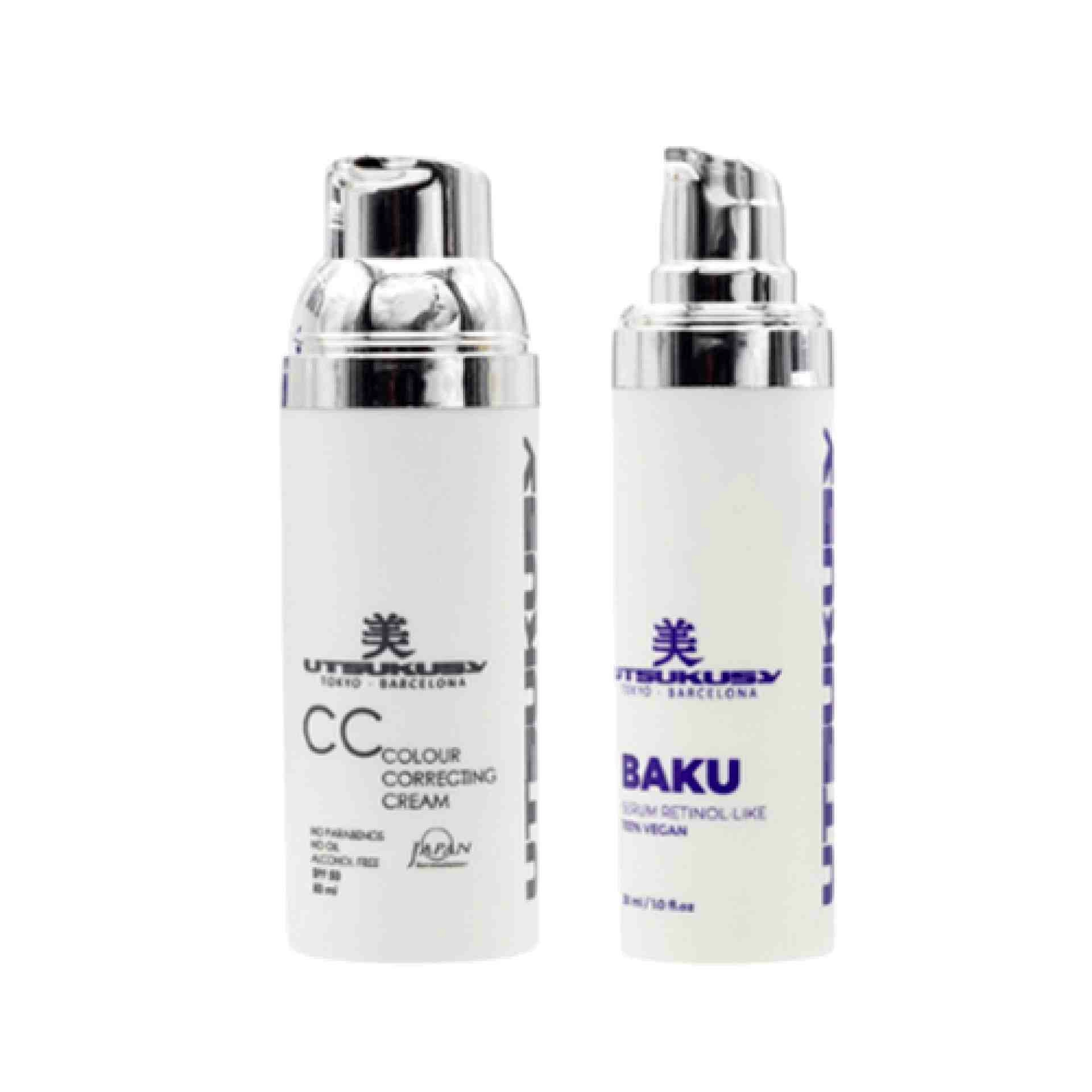 Set Retinol - Like | Serum Baku 30ml + Crema Color 50ml SPF50 - Utsukusy ®