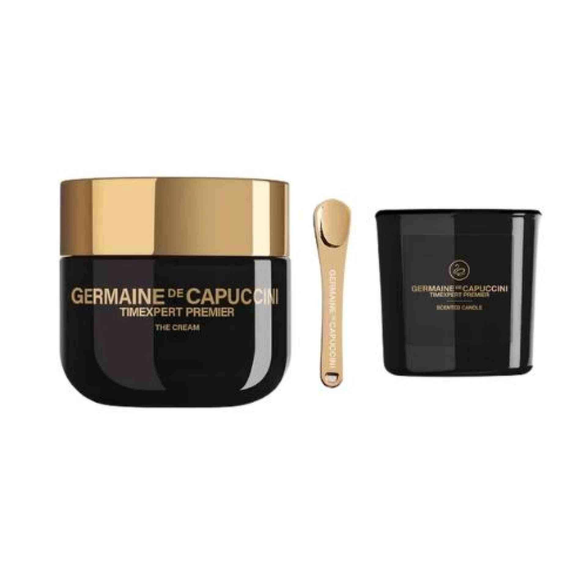 The Cream | Crema antiedad 50 ml + vela aromática - Timexpert Premier - Germaine de Capuccini ®