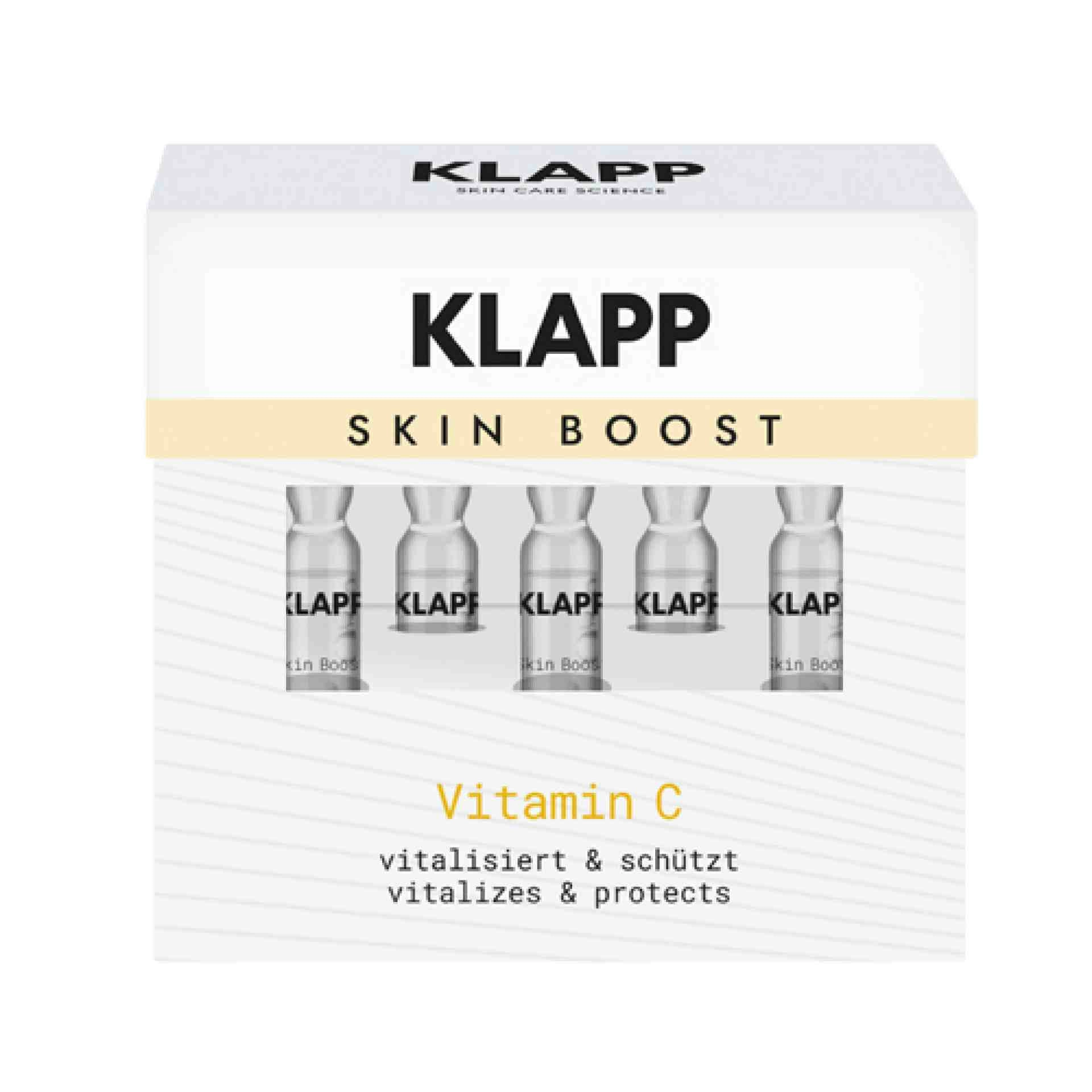 Vitamin C | Ampollas con vitamina C 5x2ml - Skin Boost - Klapp ®